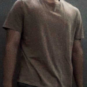 Men's Large Beige Express Short Sleeve T-shirt